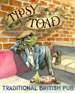 The Tipsy Toad logo